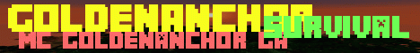 Banner for Golden Anchor Network Minecraft server