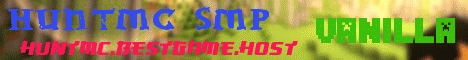 Banner for HuntMC SMP Minecraft server