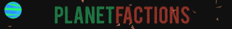 Banner for PlanetFactions Minecraft server