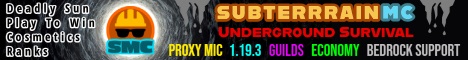 Banner for Subterrainmc Minecraft server