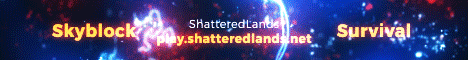 Banner for Shattered Lands Minecraft server