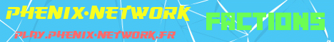 Banner for Phenix-Network Minecraft server