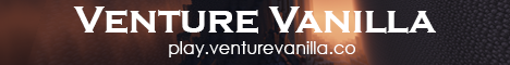 Banner for Venture Vanilla Minecraft server