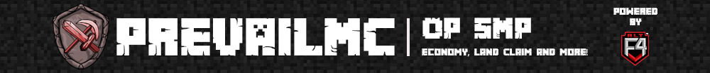 Banner for PrevailMC Minecraft server