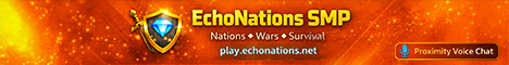 Banner for EchoNations SMP server