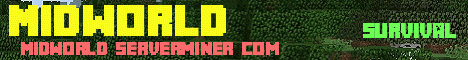 Banner for MidWorld Minecraft server