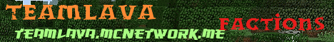 Banner for TeamLava Minecraft server