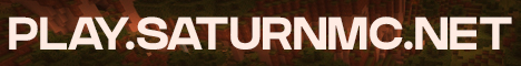 Banner for SaturnMC Minecraft server
