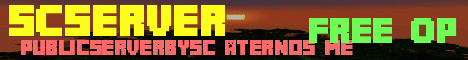 Banner for SCServer Minecraft server