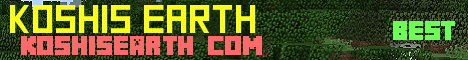 Banner for Koshis Earth Minecraft server