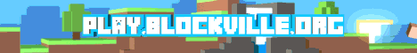 Banner for Blockville Network Minecraft server