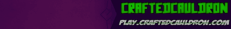 Banner for Crafted Cauldron Minecraft server