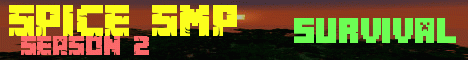 Banner for SpiceSMP HermitCraft Minecraft server