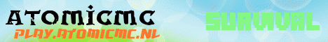 Banner for AtomicMC Minecraft server