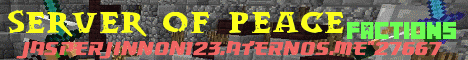 Banner for SMP And Faction of peace Minecraft server
