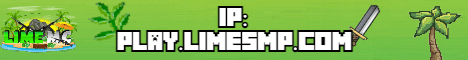 Banner for Lime SMP Minecraft server