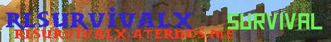 Banner for RlSurvivalX Minecraft server