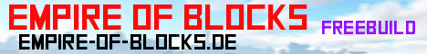 Banner for Empire of Blocks Minecraft server