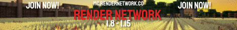 Banner for Render Network Minecraft server