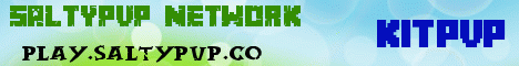 Banner for SaltyPvP Network Minecraft server