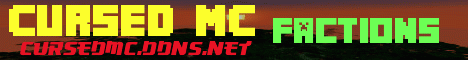Banner for Cursed MC Minecraft server