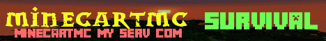 Banner for MinecartMC Minecraft server