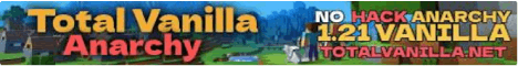 Banner for Total Vanilla server