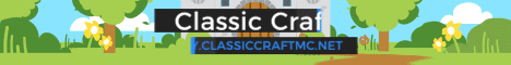 Banner for ClassicCraft Minecraft server