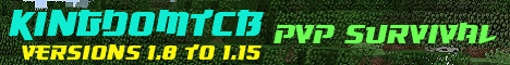 Banner for KingdomTCB Minecraft server