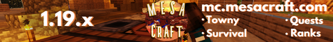Banner for MesaCraft server