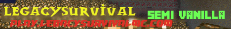 Banner for LegacySurvival Minecraft server