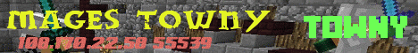 Banner for mages towny Minecraft server