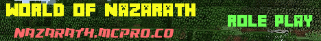 Banner for World of Nazarath Minecraft server