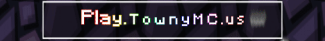 Banner for TownyMC Minecraft server