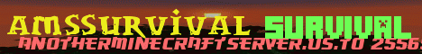 Banner for AMSSurvival Minecraft server