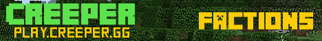 Banner for Creeper.gg Minecraft server