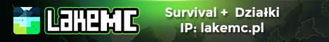 Banner for [SURVIVAL+] IP: lakemc.pl FreeVip & Plots Minecraft server