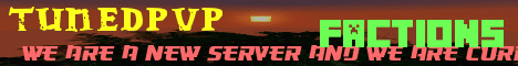 Banner for TunedPVP Minecraft server