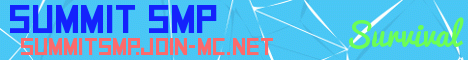 Banner for Summit SMP Minecraft server