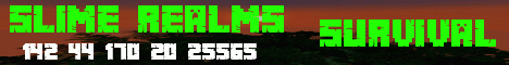 Banner for Slime Realms Minecraft server