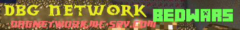 Banner for DBG NETWORK Minecraft server