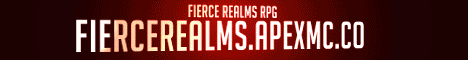 Banner for Fierce Realms RPG Minecraft server