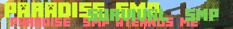 Banner for Paradise smp server