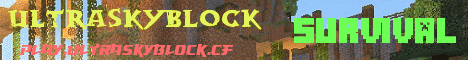 Banner for UltraSkyblock Network Minecraft server