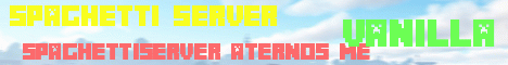 Banner for Spaghetti Server Minecraft server