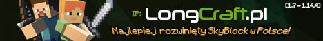 Banner for LongCraft - SkyBlock Minecraft server