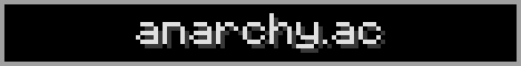 Banner for Anarchy Minecraft server